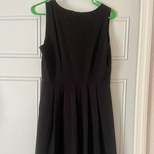 Pleated Black Dress Worn Once a little above the knee